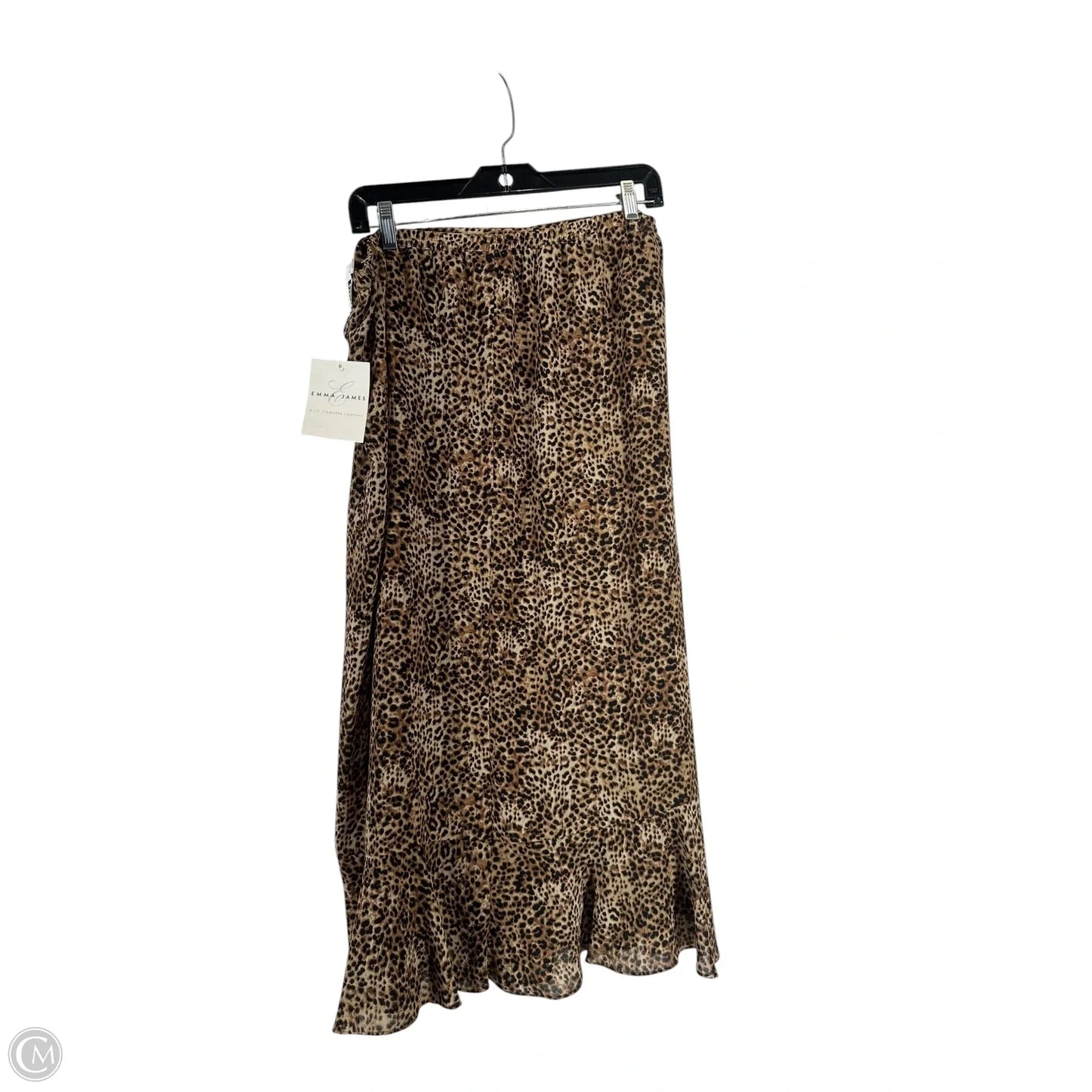 Skirt Maxi By Emma James In Animal Print, Size: 12
