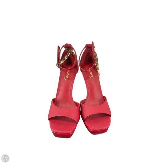 Shoes Heels Stiletto By Aldo In Red, Size: 7.5