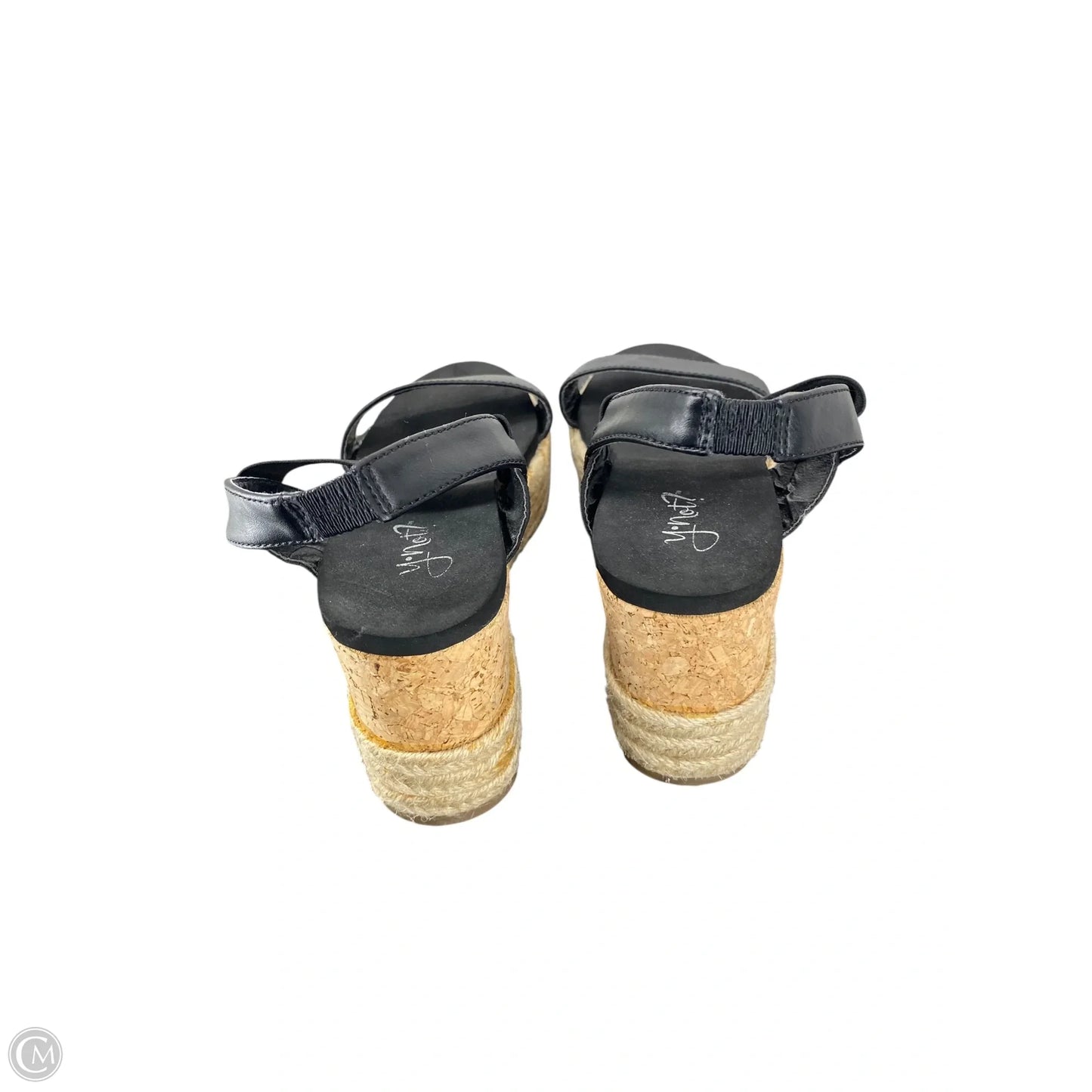 Shoes Heels Wedge By Cmc In Black, Size: 9.5