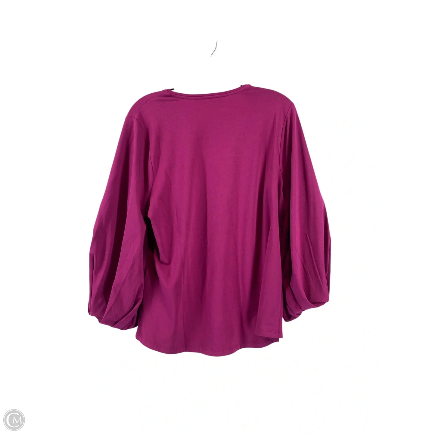 Top Long Sleeve By Chicos In Purple, Size: L