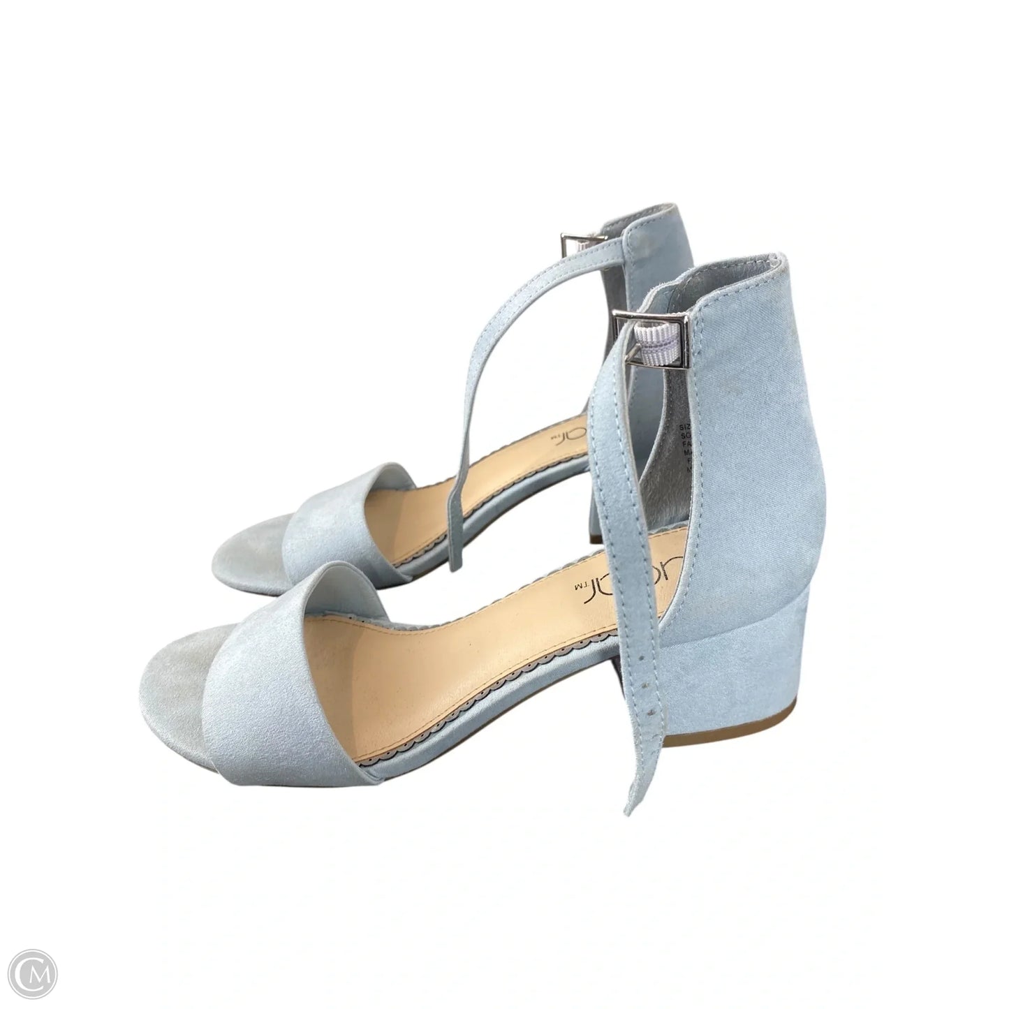 Shoes Heels Block By Sugar In Blue, Size: 7
