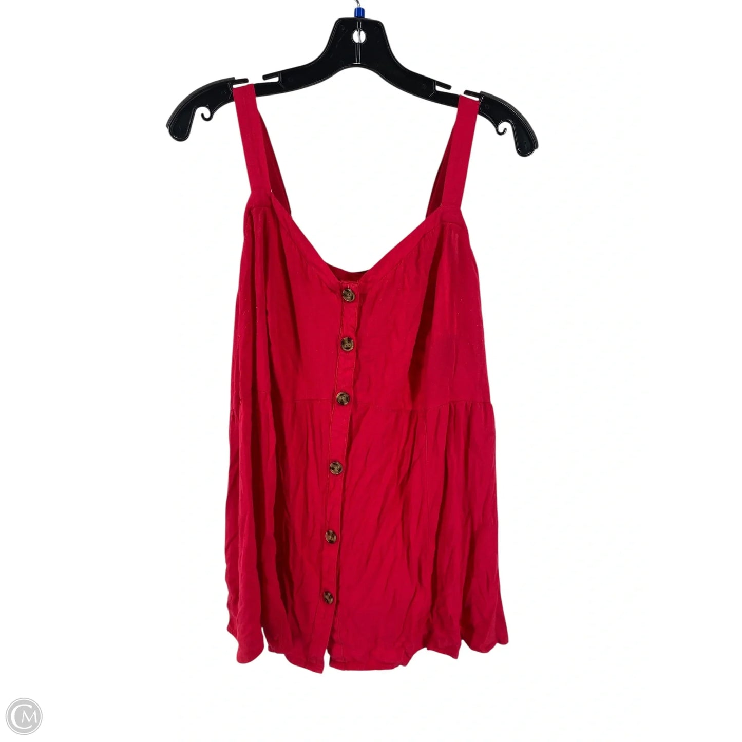 Top Sleeveless By Torrid In Red, Size: 2x