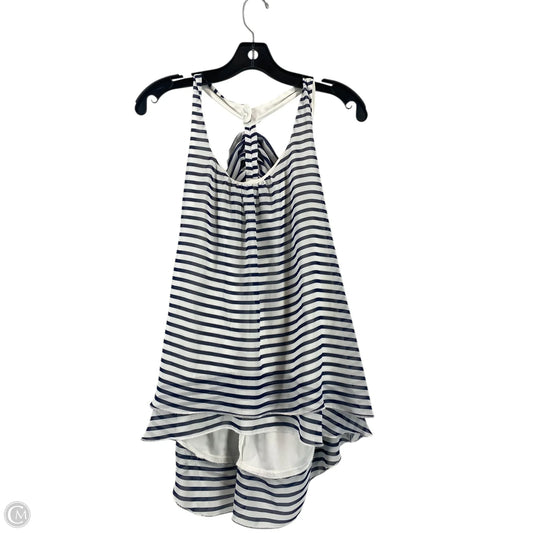 Top Sleeveless By Studio Y In Striped Pattern, Size: L