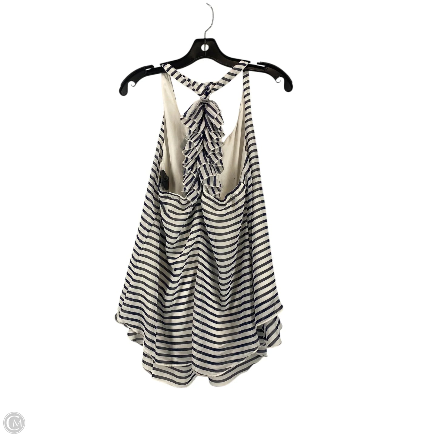 Top Sleeveless By Studio Y In Striped Pattern, Size: L