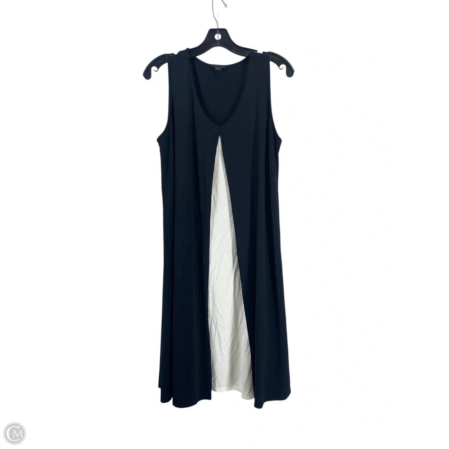 Dress Casual Midi By J. Jill In Black & White, Size: M