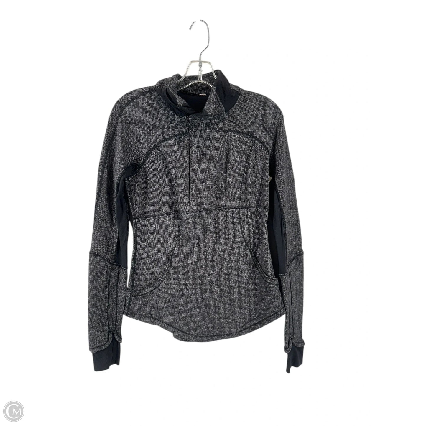 Athletic Jacket By Lululemon In Grey, Size: S