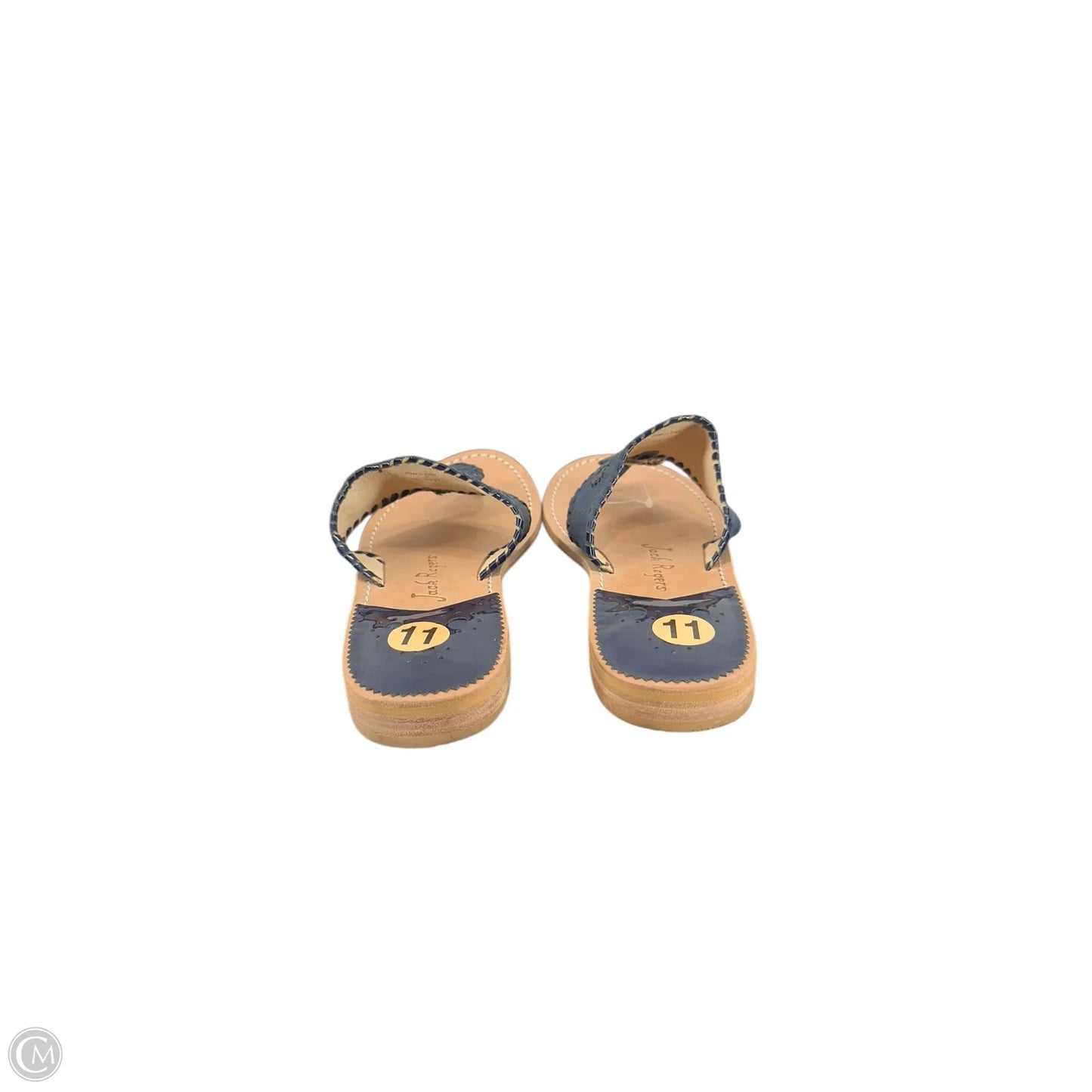 Sandals Flats By Jack Rogers In Navy, Size: 11