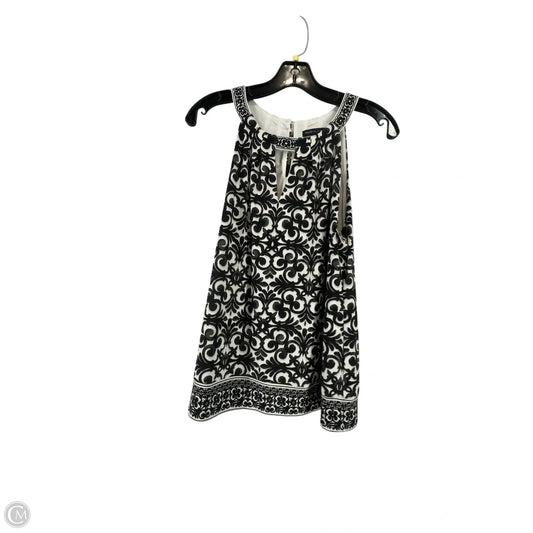 Top Sleeveless By White House Black Market In Black & White, Size: S