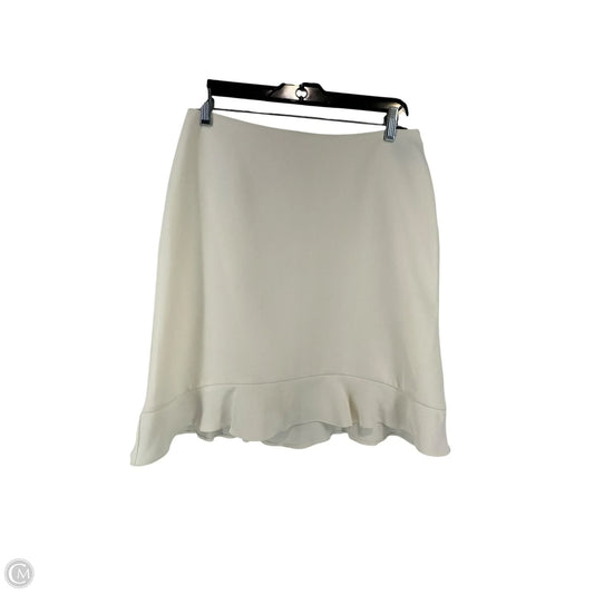 Skirt Midi By White House Black Market In Cream, Size: 4