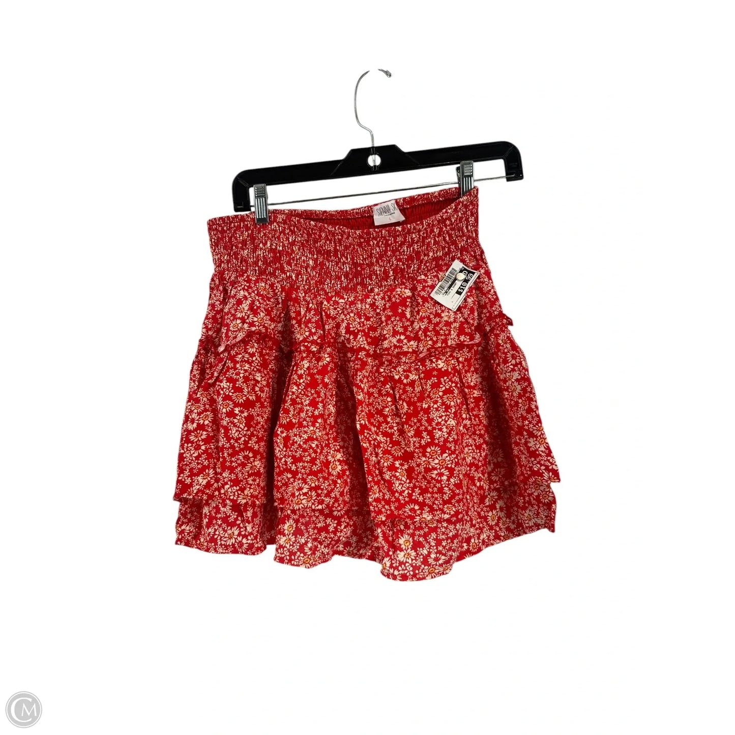 Skirt Mini & Short By Sienna Sky In Red, Size: L