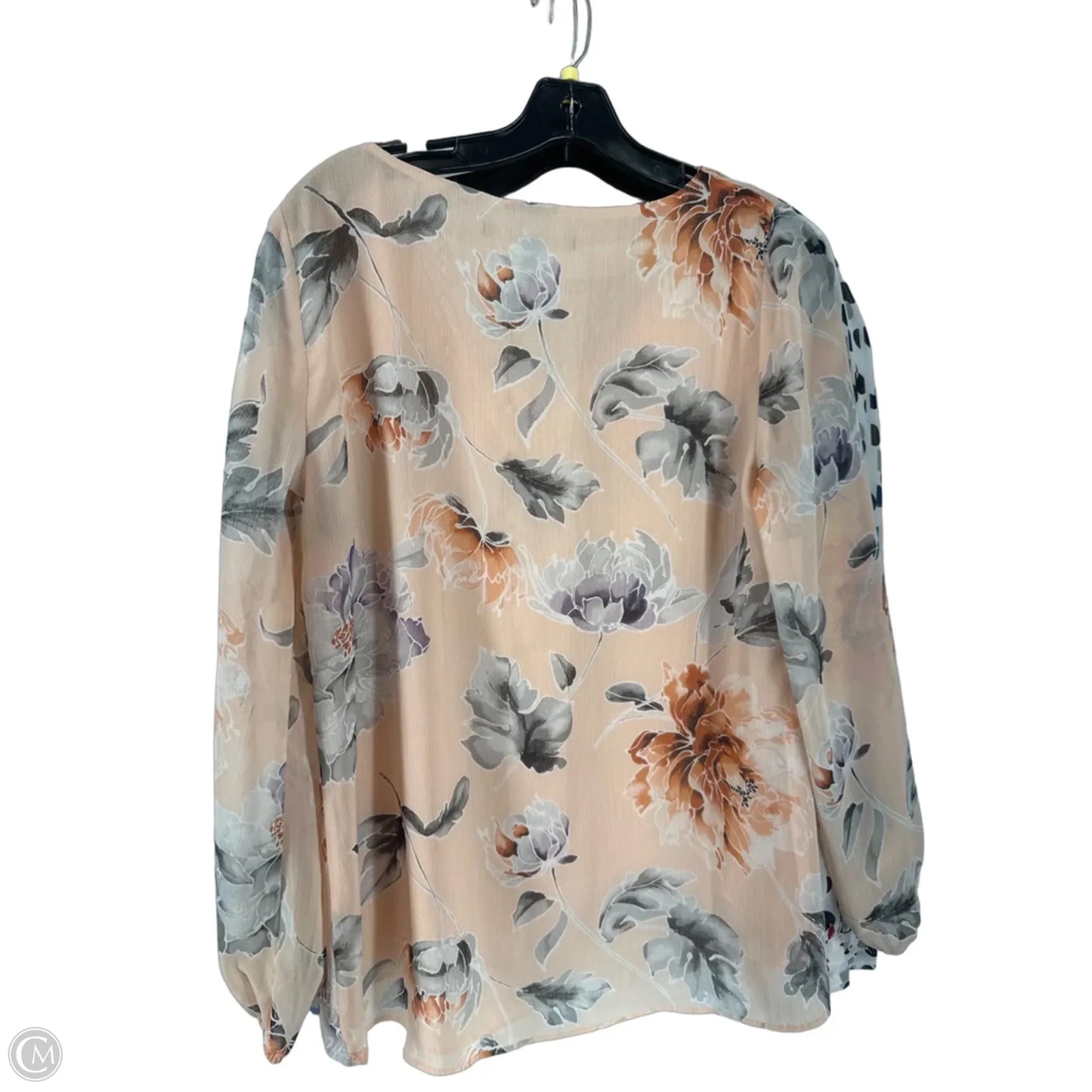 Top Long Sleeve By White House Black Market In Pink, Size: 8