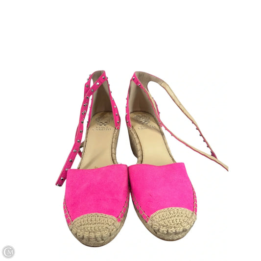 Shoes Heels Wedge By Vince Camuto In Pink, Size: 8