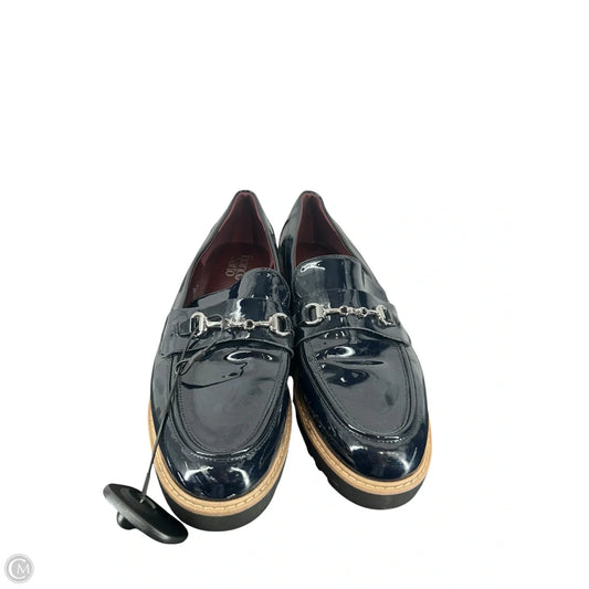 Shoes Flats By Franco Sarto In Navy, Size: 10