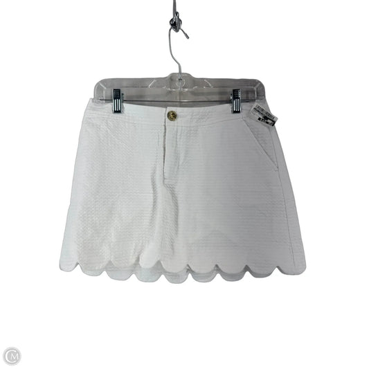 Shorts Designer By Lilly Pulitzer In White, Size: 4