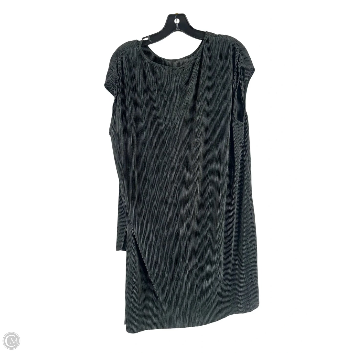 Top Short Sleeve By Chicos In Black, Size: 3x