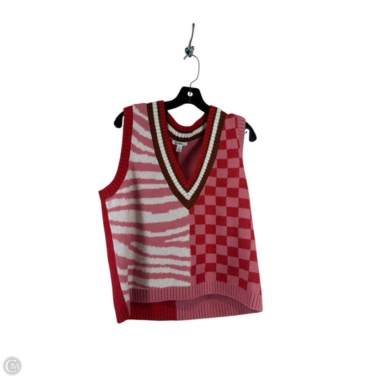 Vest Other By Versona In Pink, Size: Xl