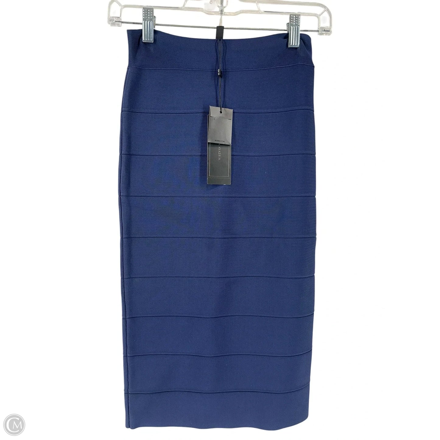 Skirt Midi By Bcbg In Navy, Size: Xs