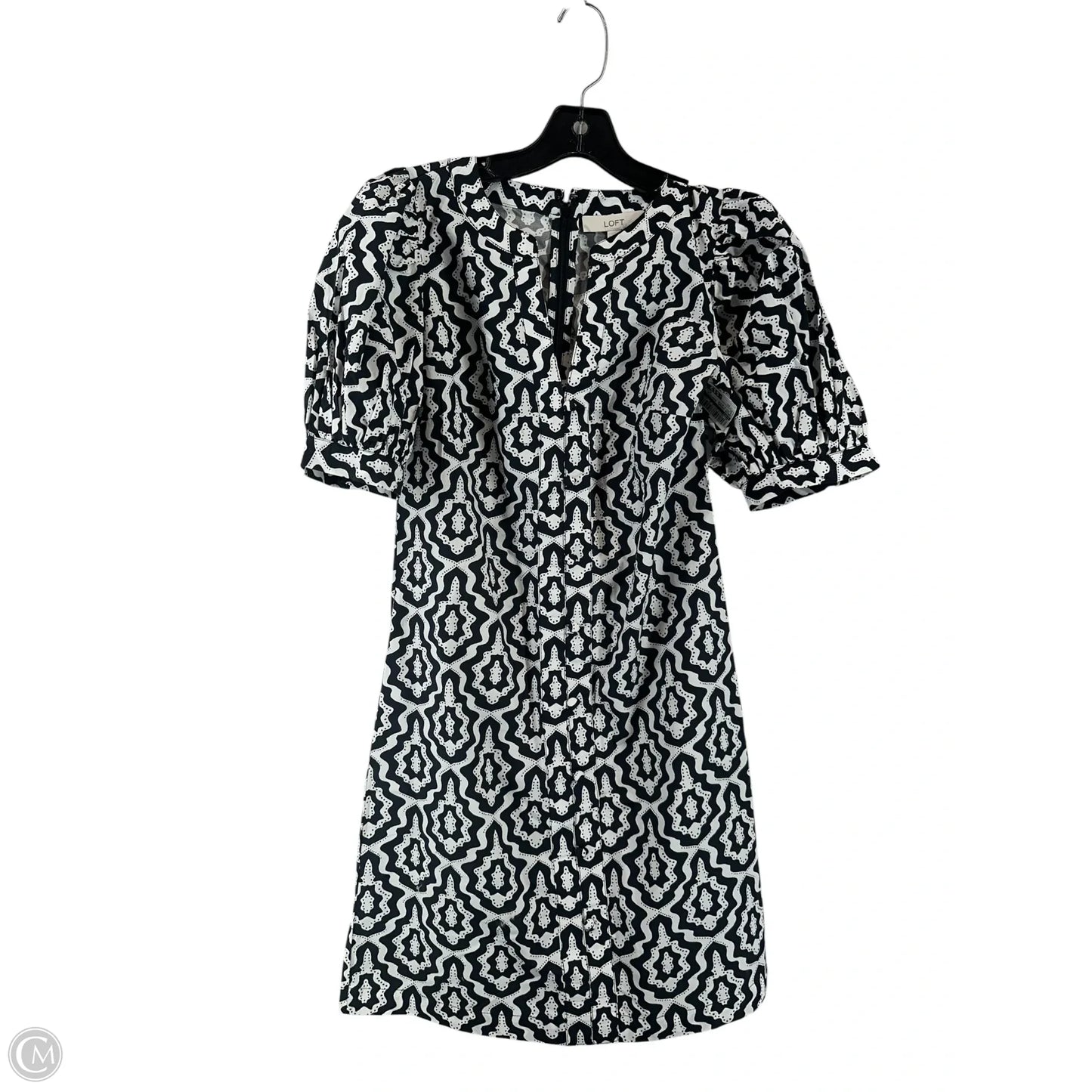 Dress Casual Short By Loft In Black & White, Size: Xs