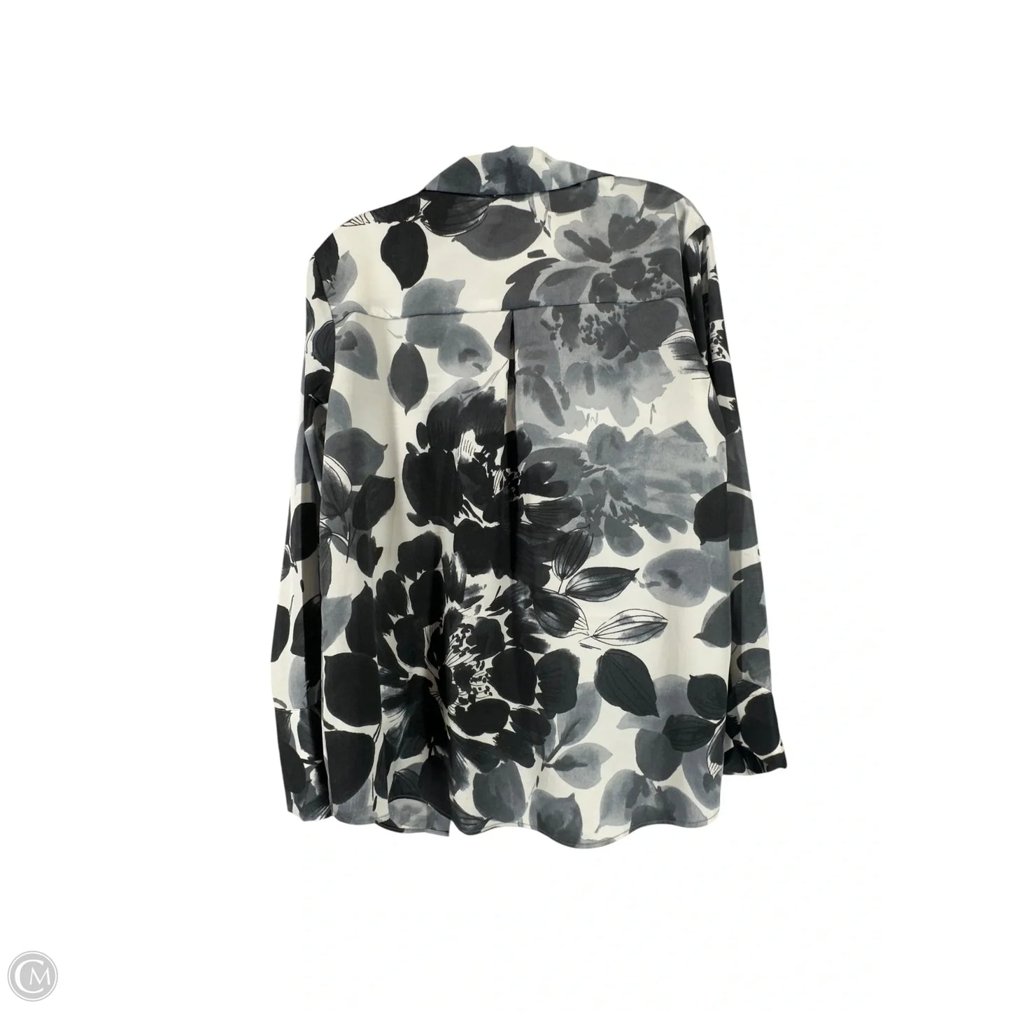 Top Long Sleeve By Maison Damelie In Grey, Size: Xs