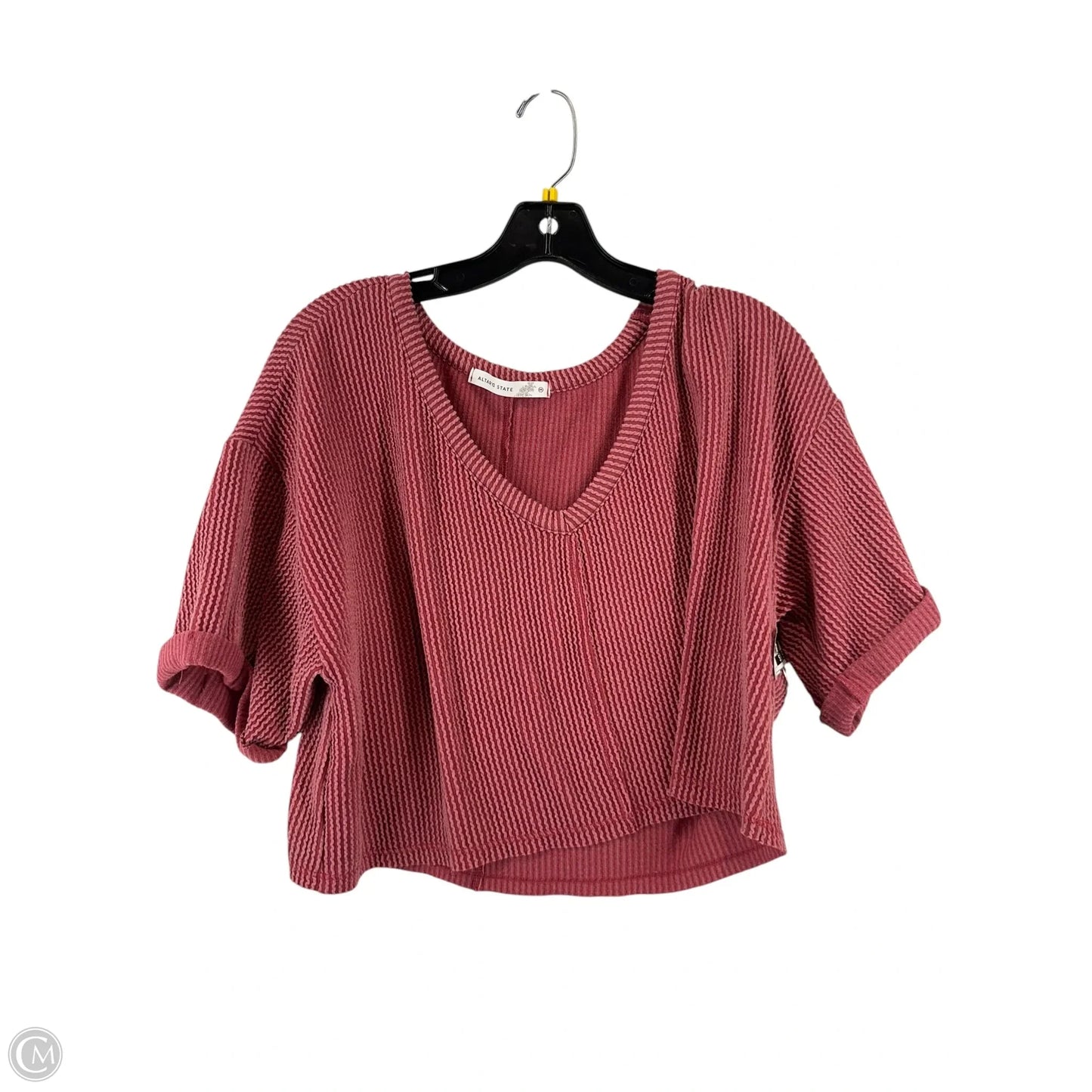 Top Short Sleeve By Altard State In Pink, Size: M