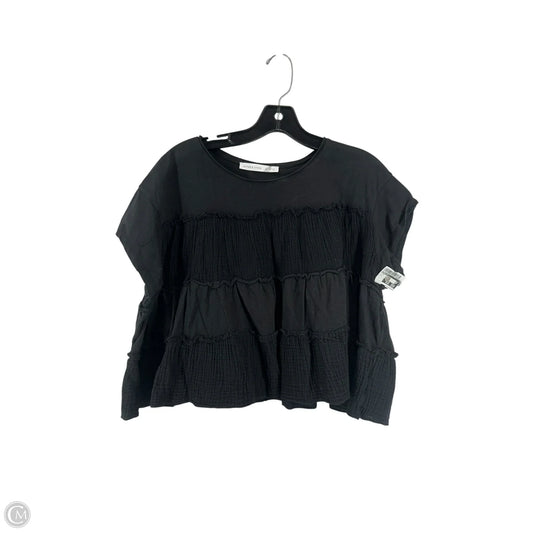 Top Short Sleeve By Altard State In Black, Size: L