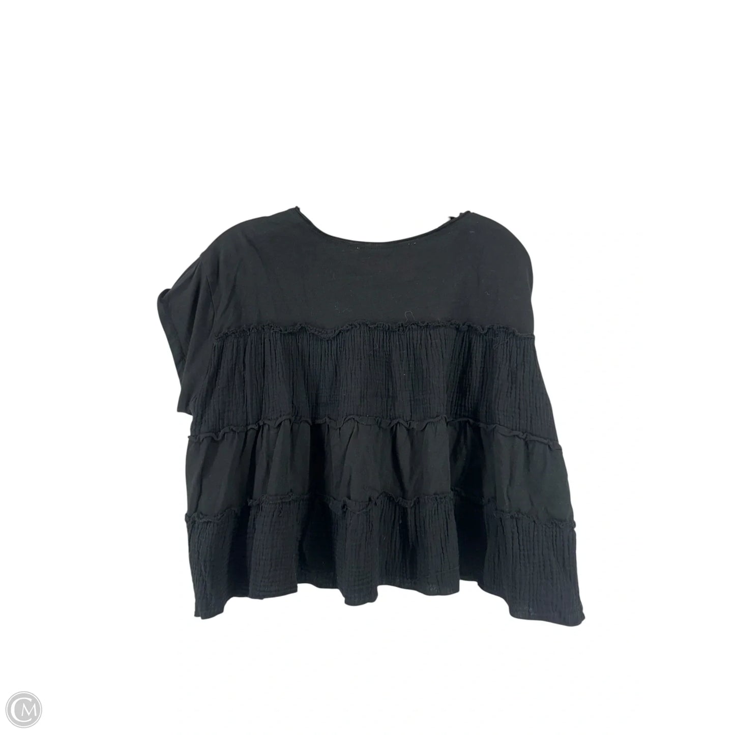 Top Short Sleeve By Altard State In Black, Size: L