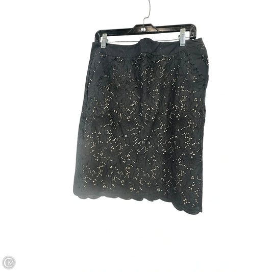 Skirt Midi By Loft In Black, Size: 10