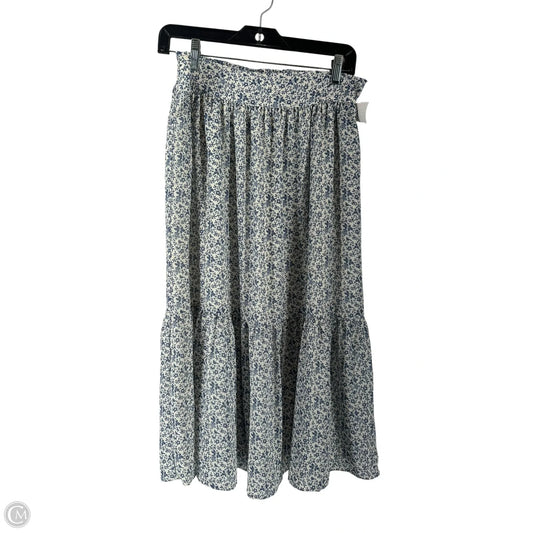 Skirt Maxi By Madewell In Blue, Size: M
