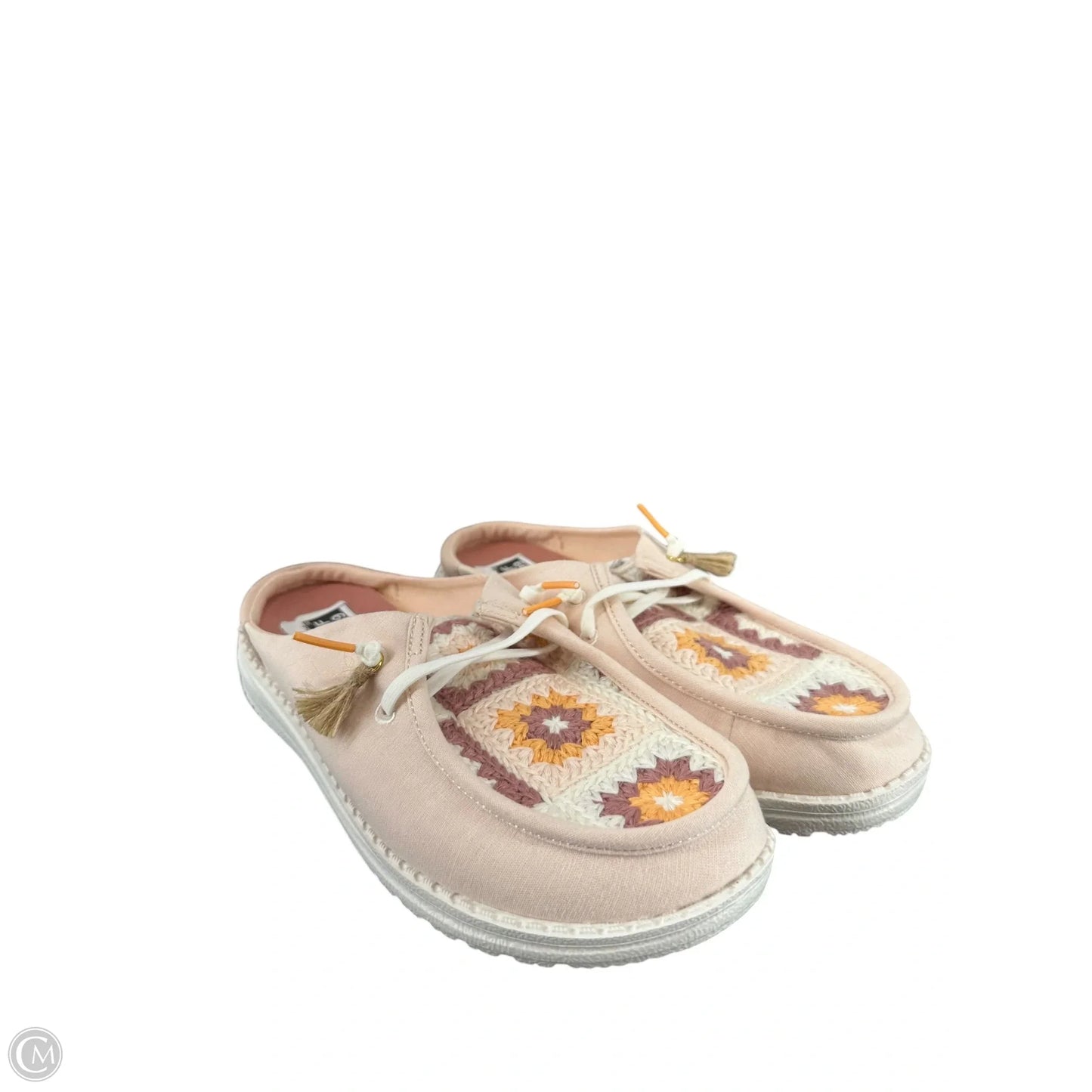 Shoes Flats By Hey Dude In Pink, Size: 6
