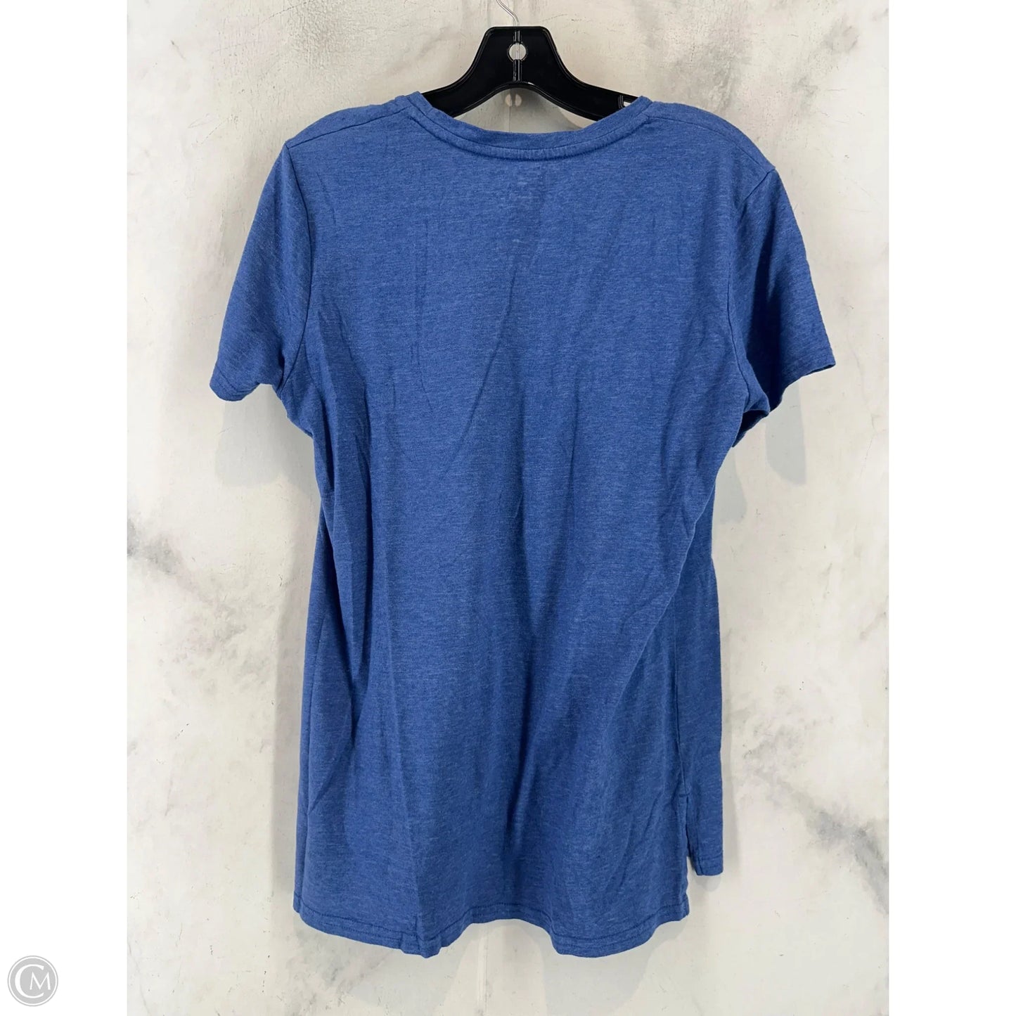 Top Short Sleeve By Fanatics In Blue, Size: M