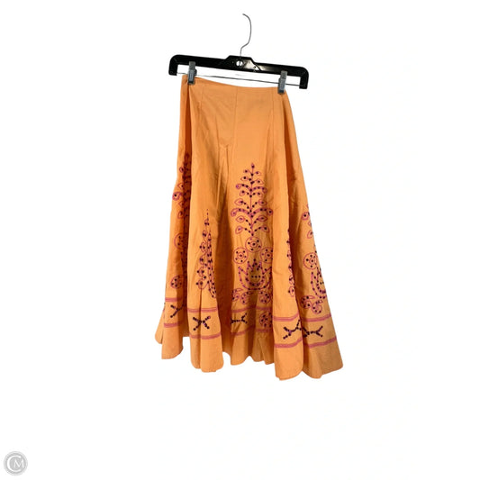 Skirt Midi By Sunny Leigh In Orange, Size: 10