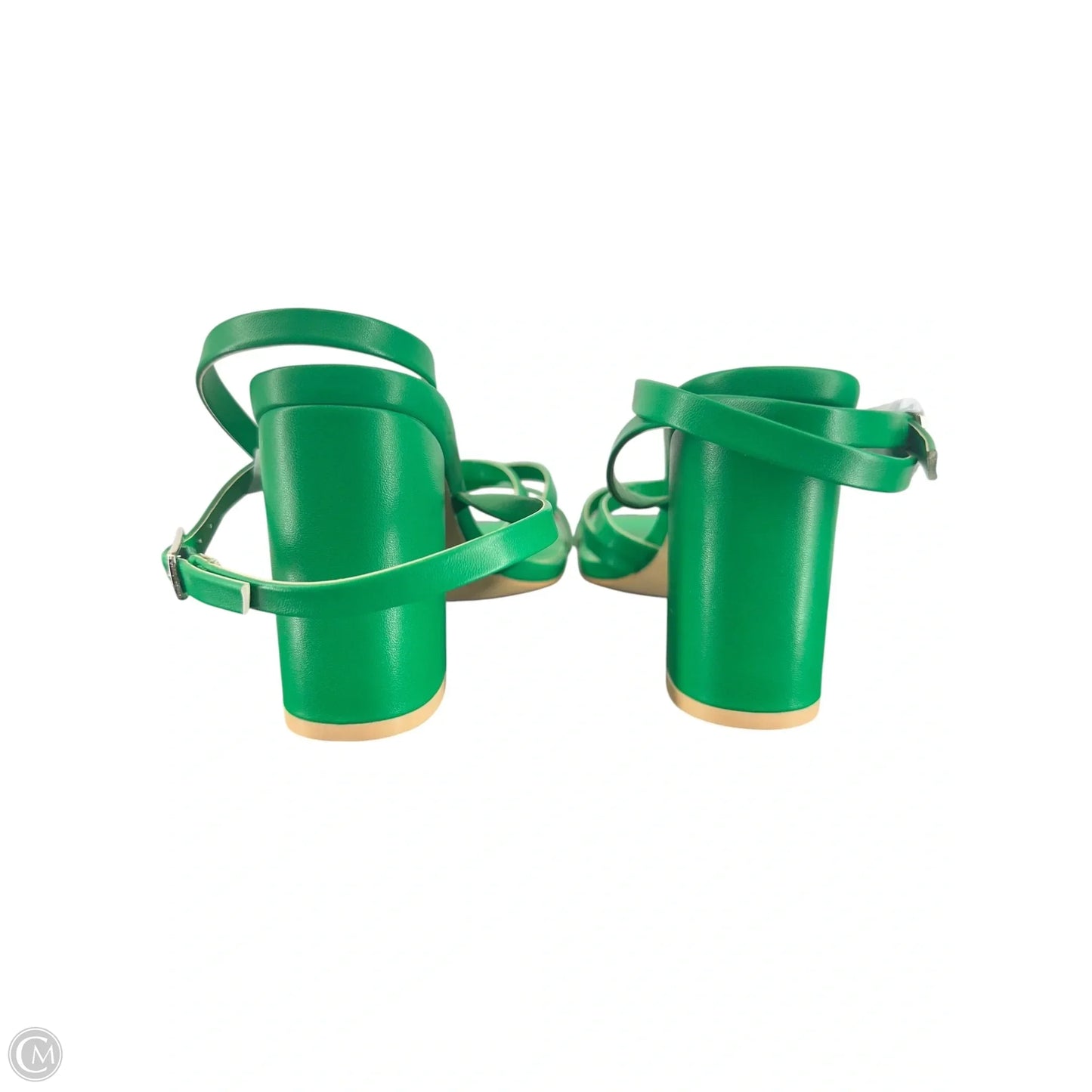 Shoes Heels Block By Clothes Mentor In Green, Size: 8