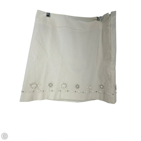 Skirt Midi By Loft In White, Size: 6