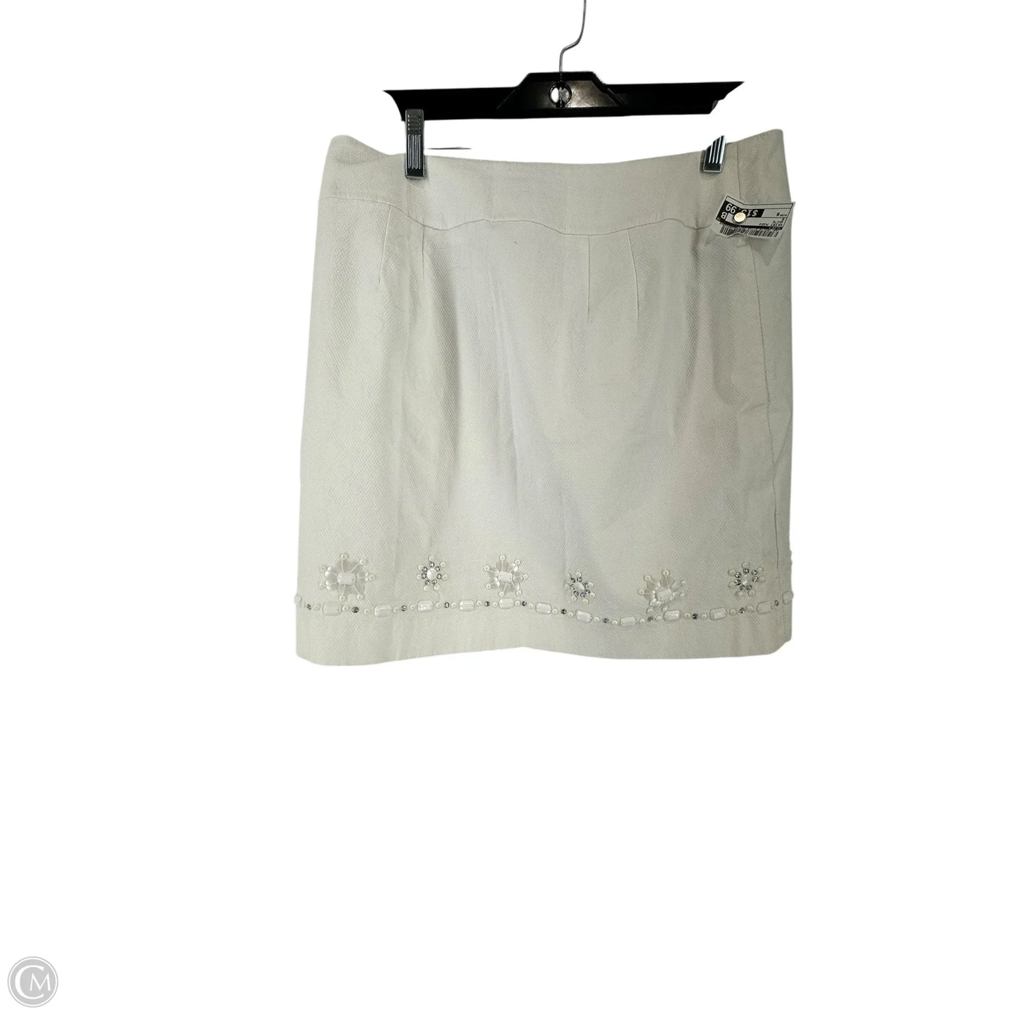 Skirt Midi By Loft In White, Size: 6