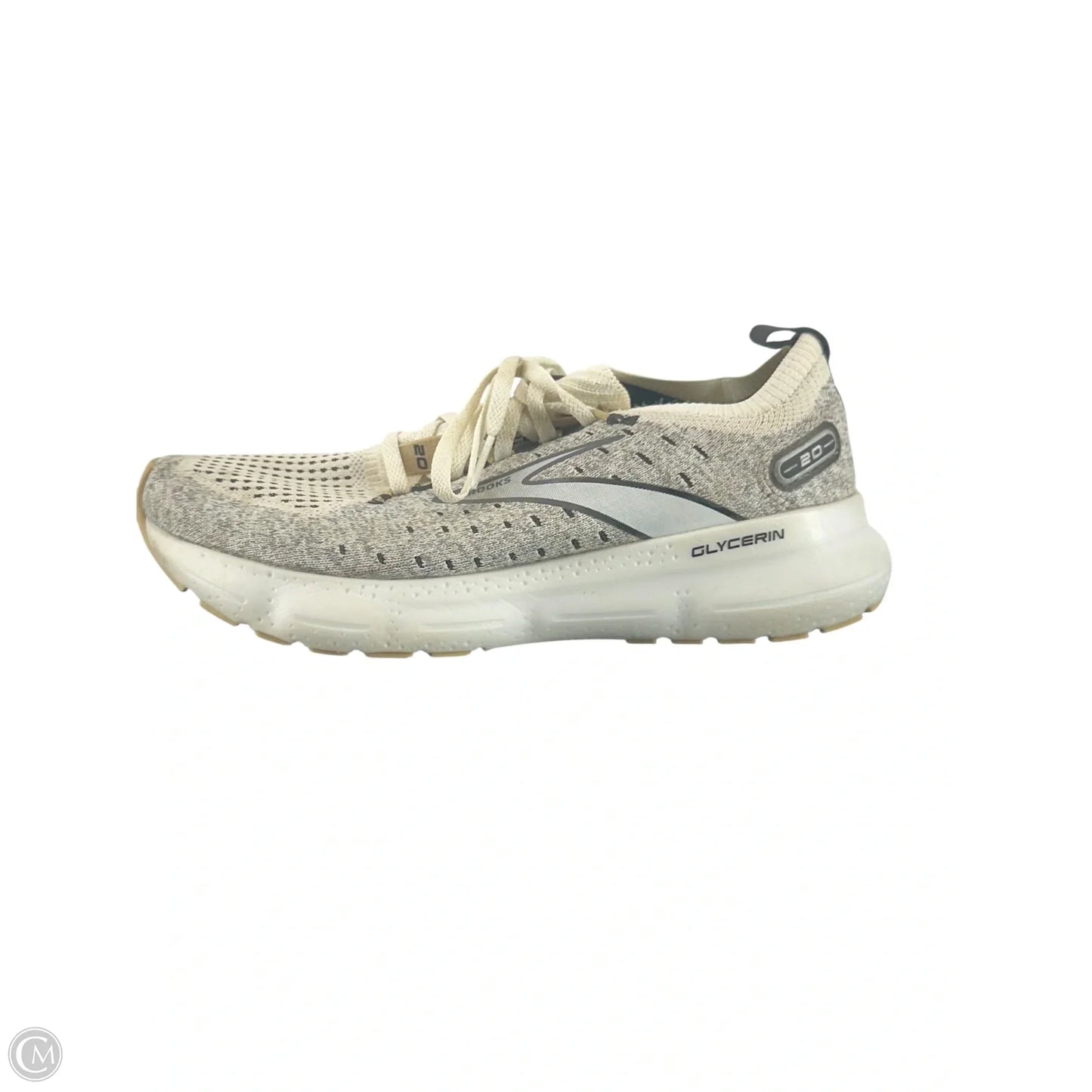 Shoes Athletic By Brooks In Cream, Size: 7