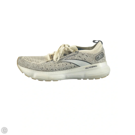 Shoes Athletic By Brooks In Cream, Size: 7
