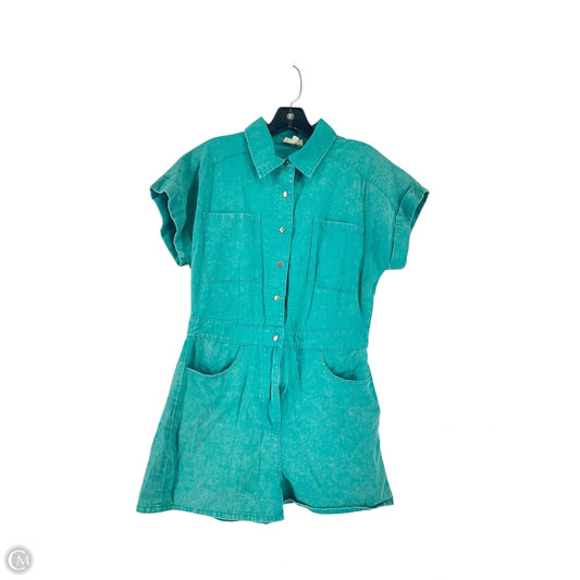 Romper By Entro In Teal, Size: M