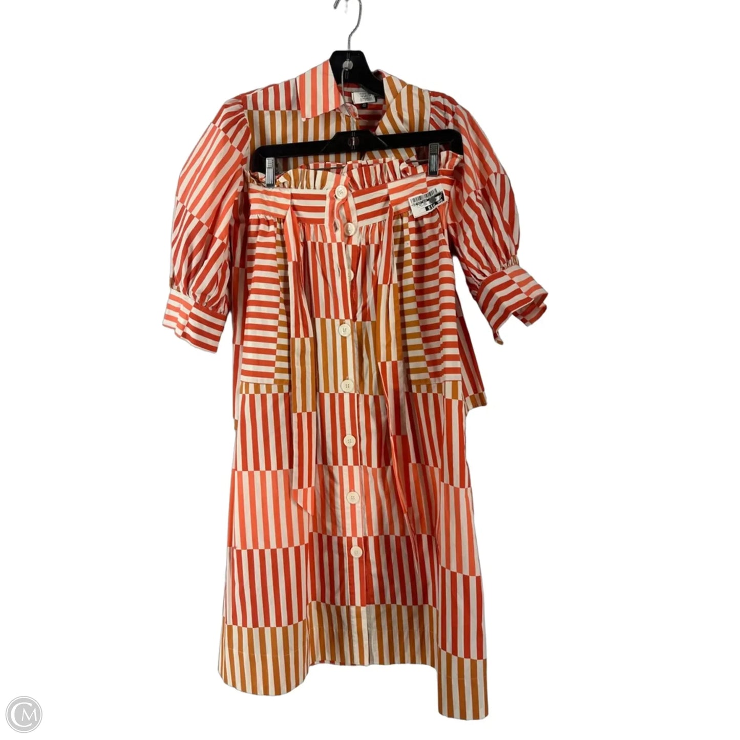 Skirt Set 2pc By Who What Wear In Striped Pattern, Size: Xs