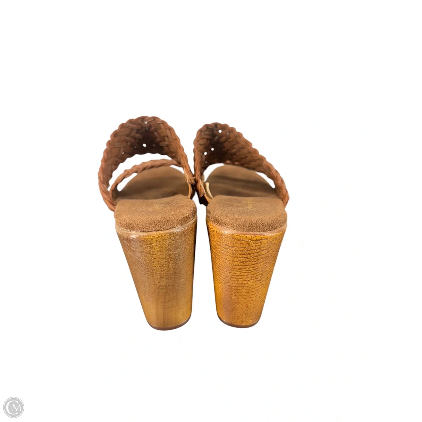 Sandals Heels Block By House Of Harlow In Brown, Size: 8