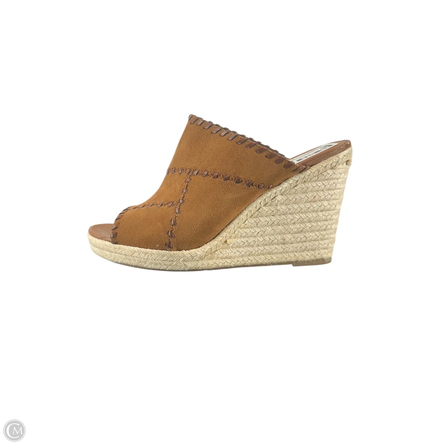 Sandals Heels Block By Crown Vintage In Brown, Size: 10
