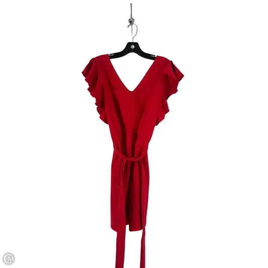 Dress Casual Short By Clothes Mentor In Red, Size: Xl