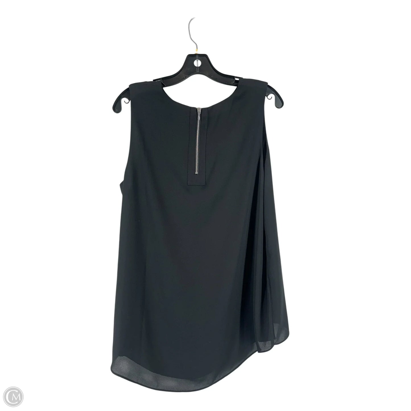 Top Sleeveless By Chicos In Black, Size: S