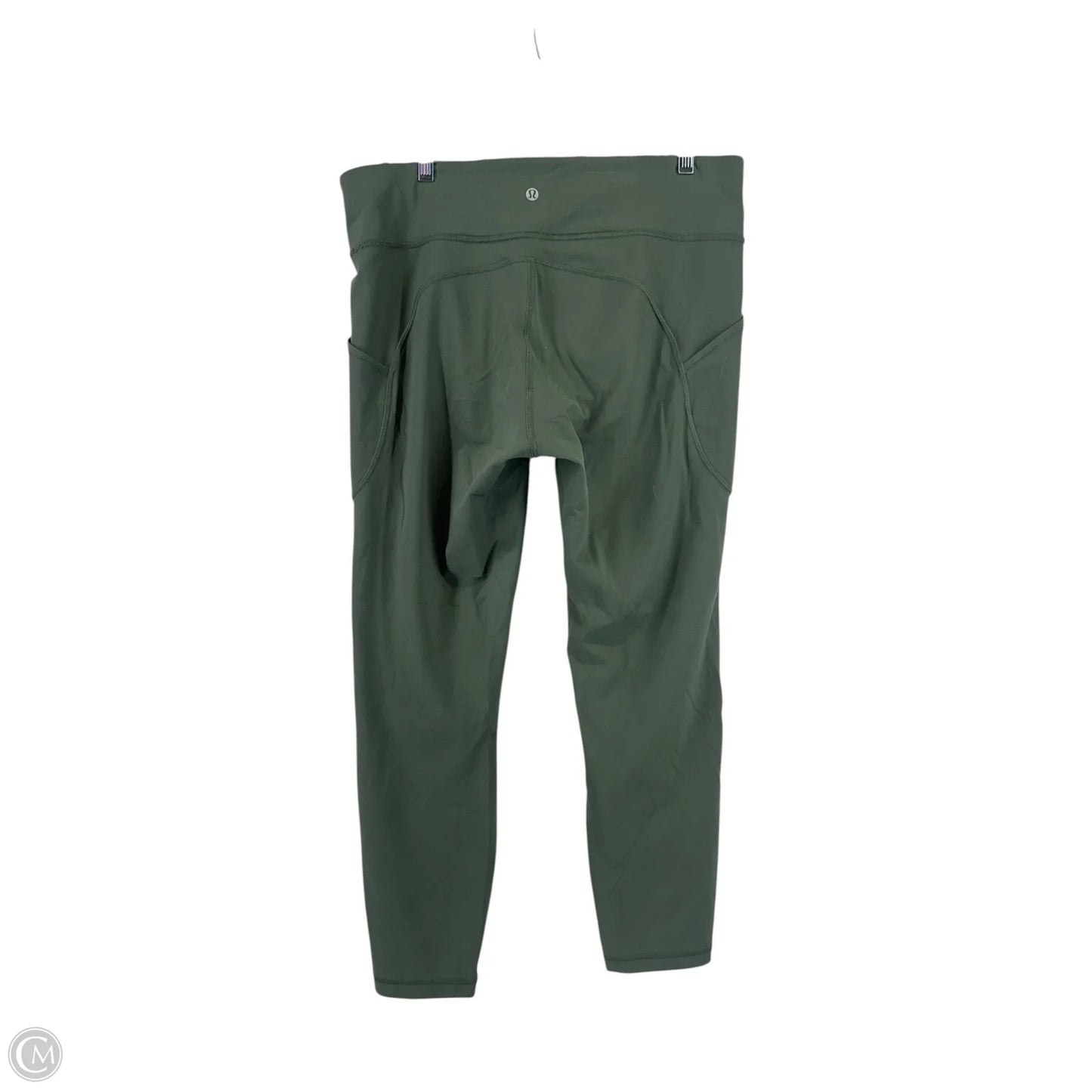 Athletic Leggings By Lululemon In Green, Size: 14