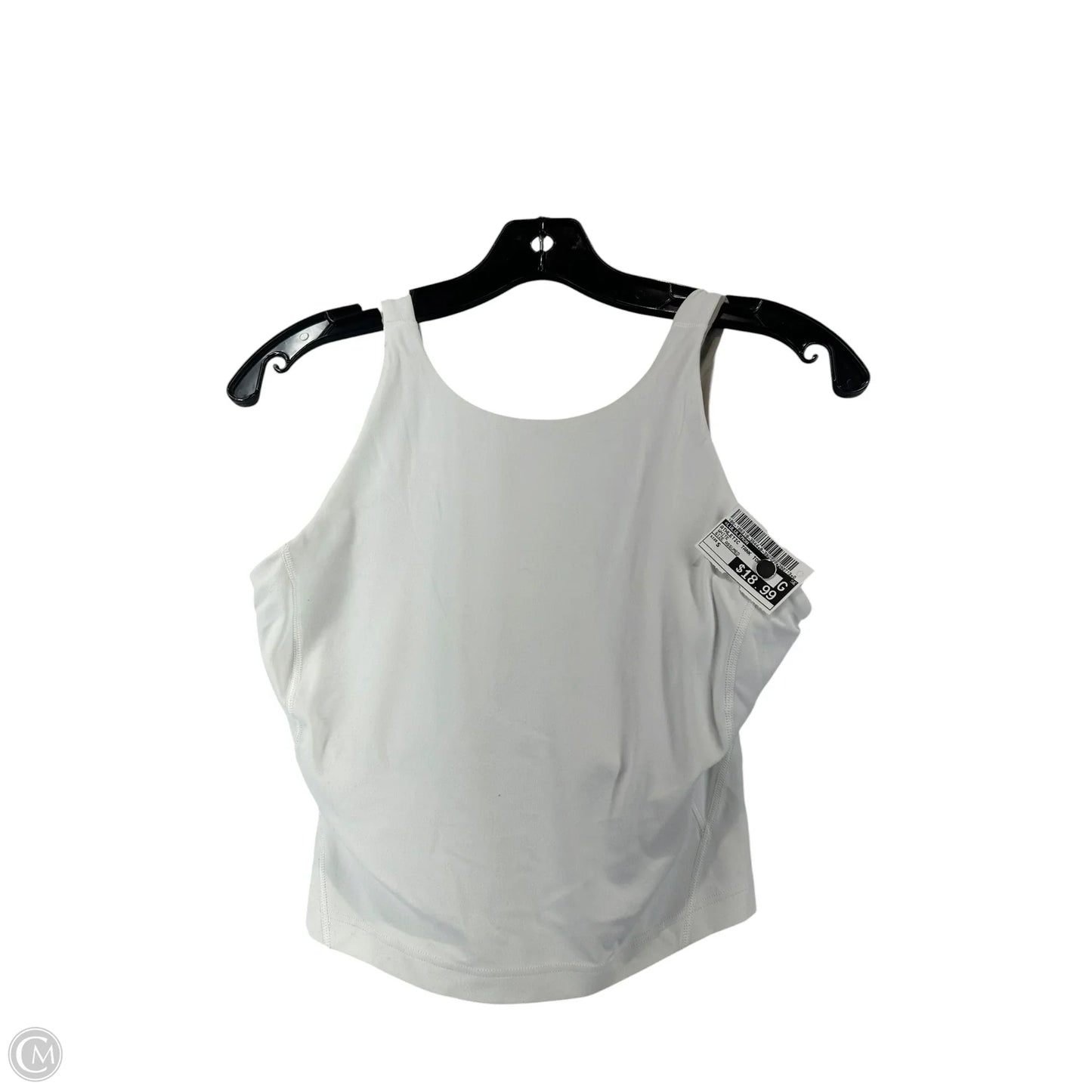 Athletic Tank Top By Lululemon In White, Size: S