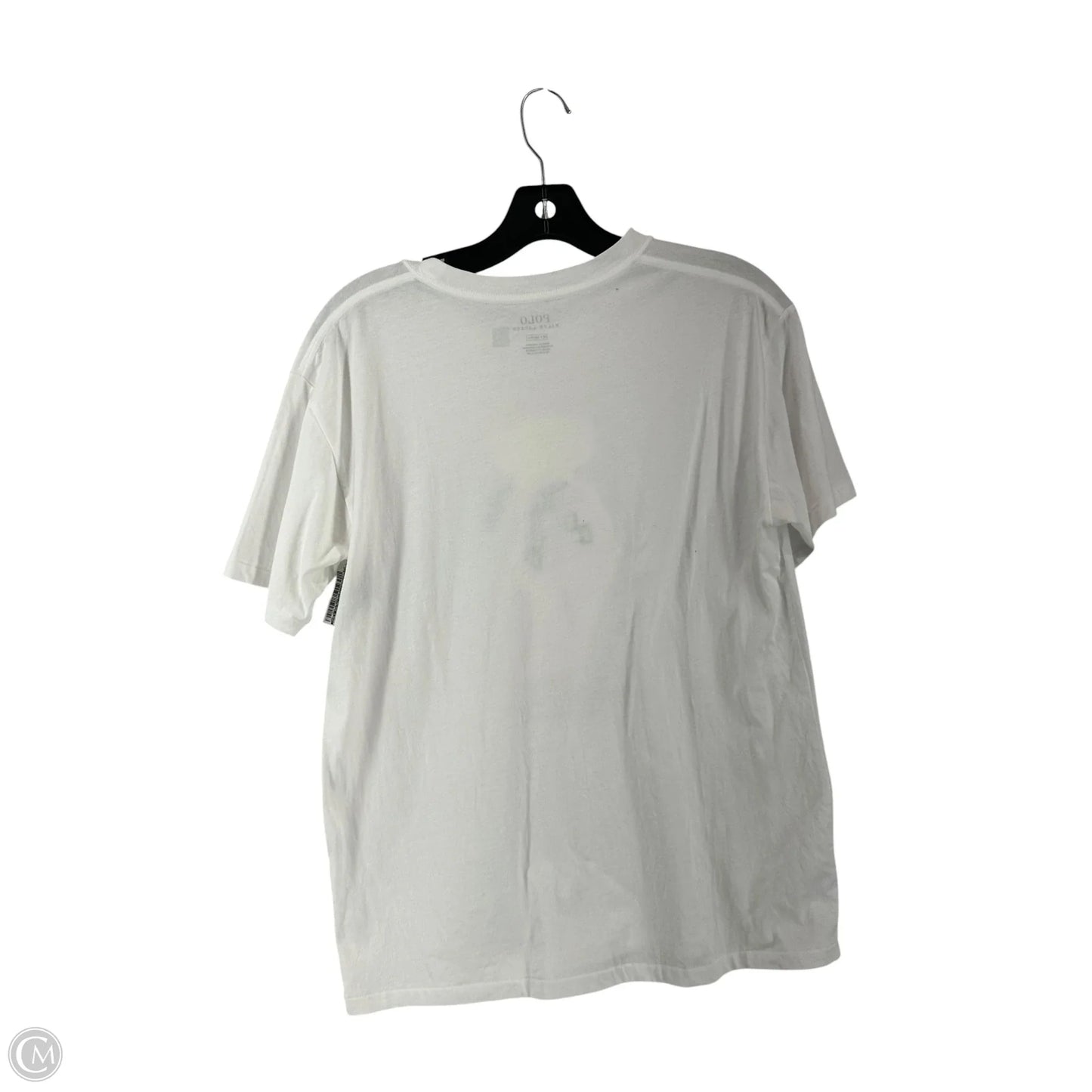 Top Short Sleeve By Polo Ralph Lauren In White, Size: M