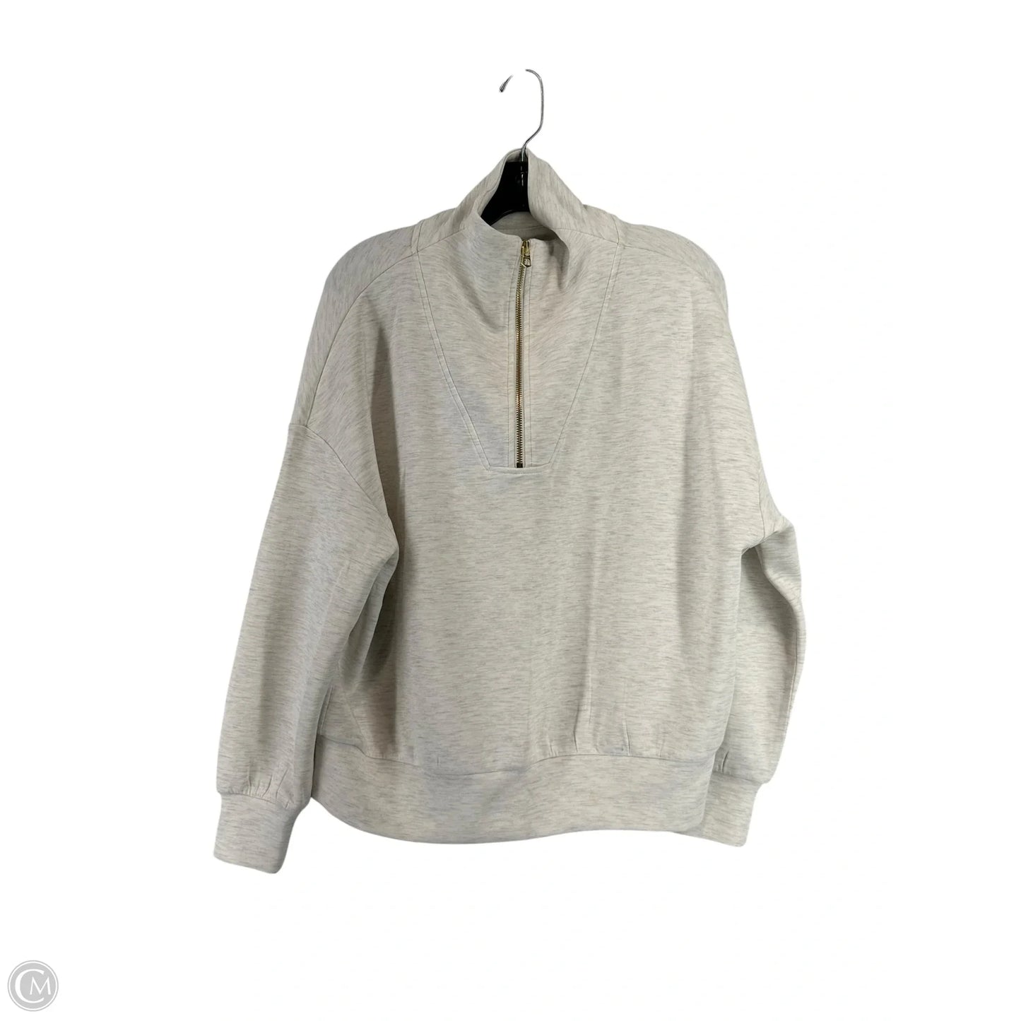 Sweatshirt Crewneck By Varley In White, Size: S