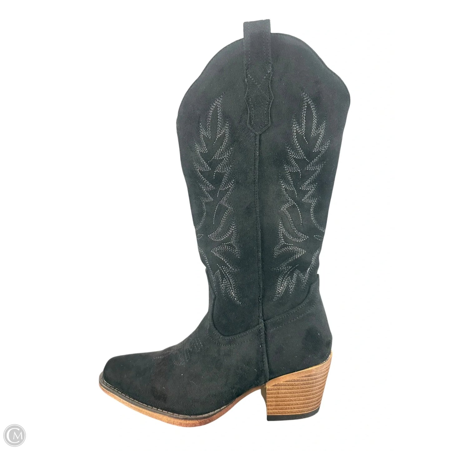 Boots Western By Clothes Mentor In Black, Size: 5