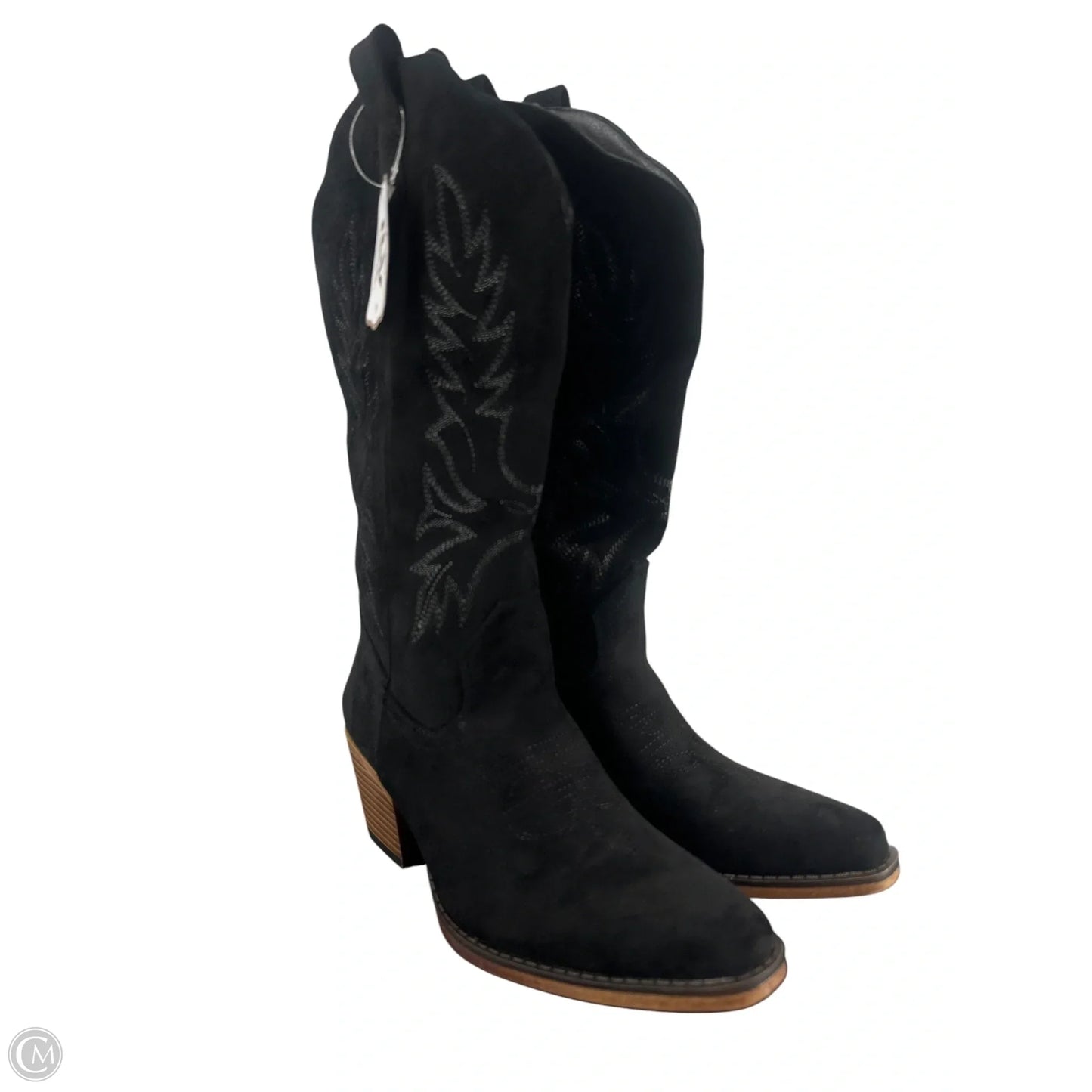 Boots Western By Clothes Mentor In Black, Size: 5
