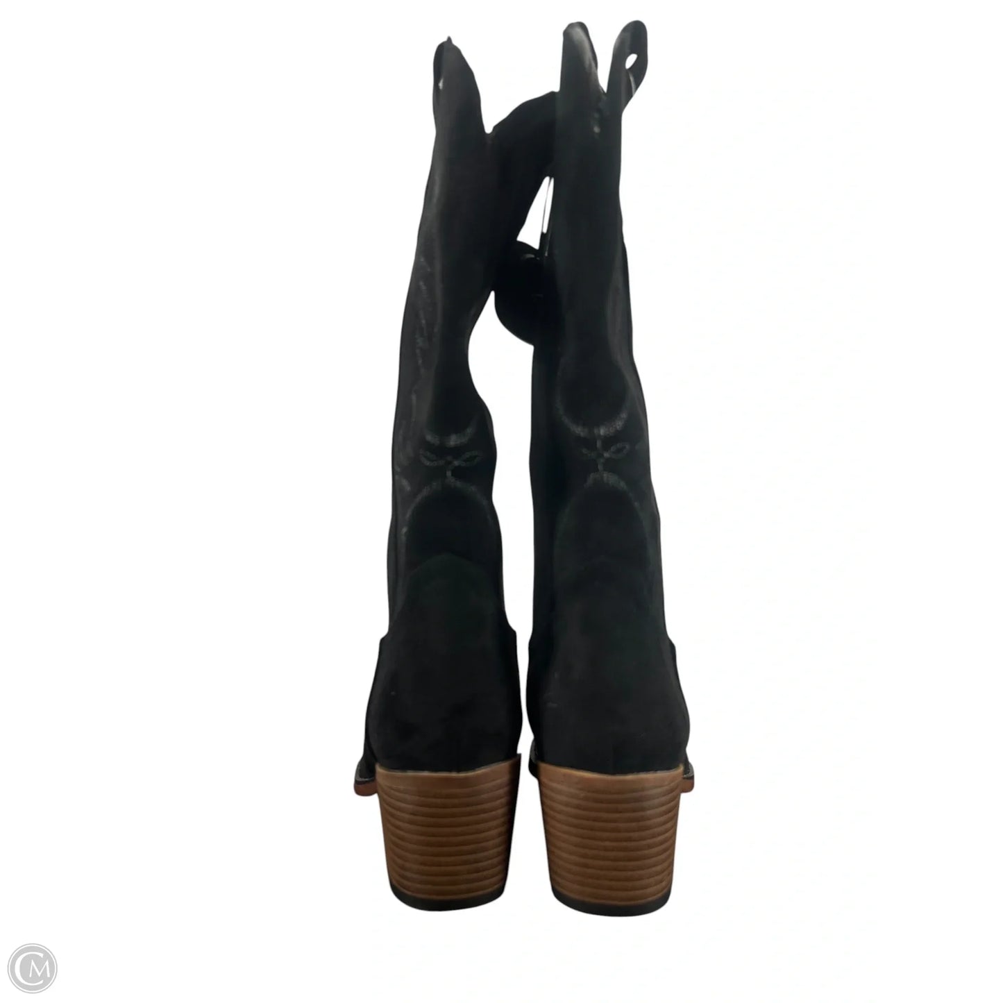 Boots Western By Clothes Mentor In Black, Size: 5