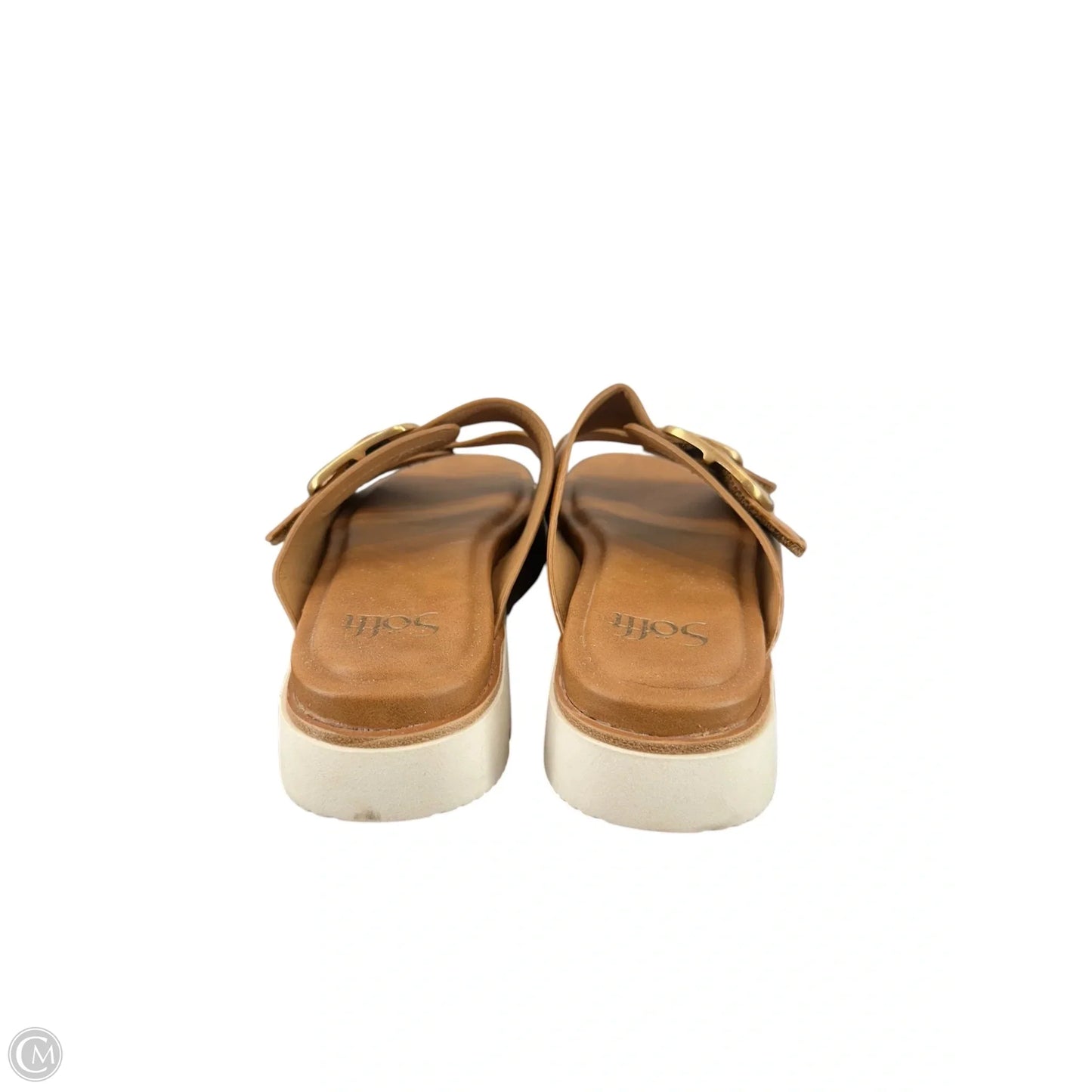 Sandals Flats By Sofft In Brown, Size: 7.5